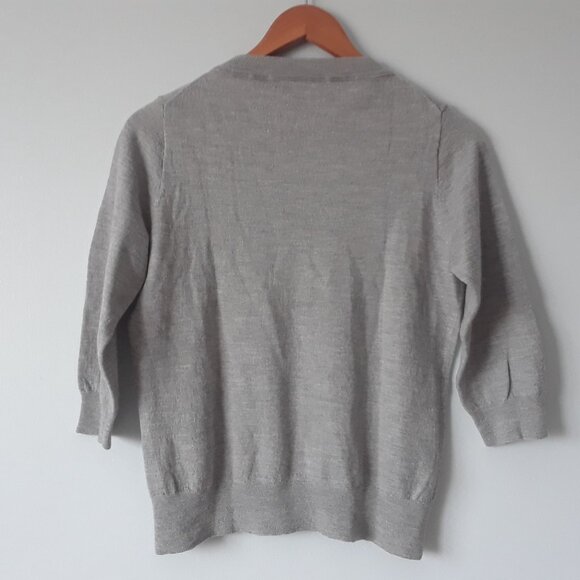 J Crew 100% Merino Wool Top L - Picture 4 of 8